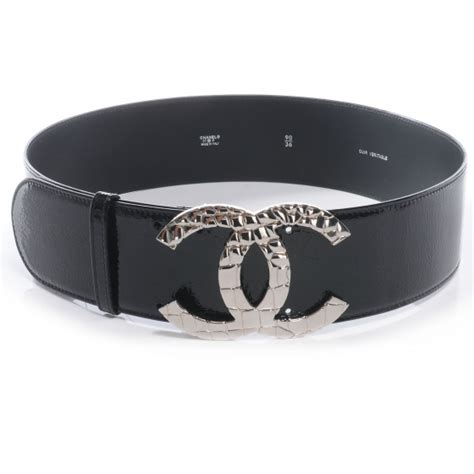 chanel belt silver buckle|genuine leather chanel belt women.